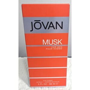 Jovan Musk by Coty 3.0 Oz Cologne Spray for Men New in Box